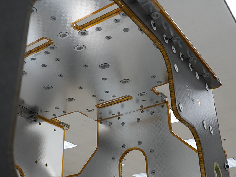 Spacecraft BUS  assembly EMI shielding
