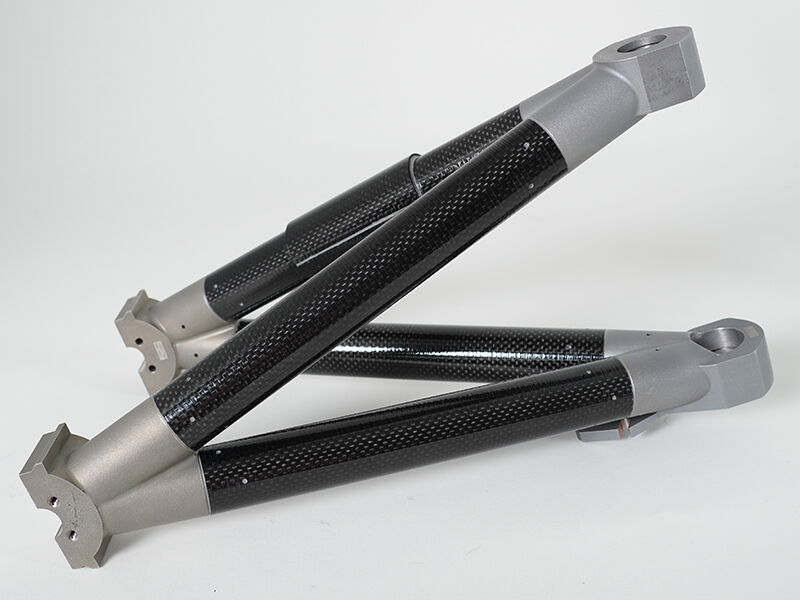 Carbon fiber strut assembly