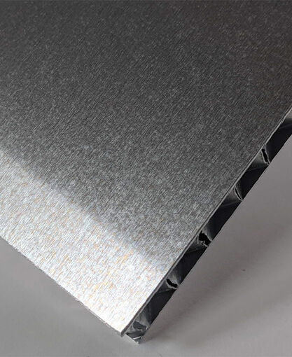Sandwich Panel – Mill Finish - Aluminum 3.6lb Honeycomb Core (3/8" cell) - Aluminum Skins (0.040") - 48" X 96" x 0.50" (1219 x 2438 x 12.7mm)