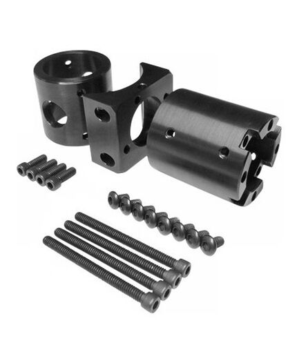CARBONNect - Fixed Connector Kit - Aluminum - For 2.0-inch ID Round Tubing with .06-inch Wall