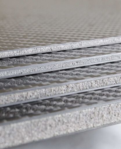 Sandwich Panel - Carbon Fiber - Twill Skin (1mm) - Foam Core (3mm) - Matte/Gloss - 400mm x 500mm x 5mm [BLOWOUT - WILL NOT BE RE-STOCKED]