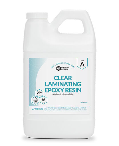 Entropy Clear Laminating Epoxy Resin - 2 qt