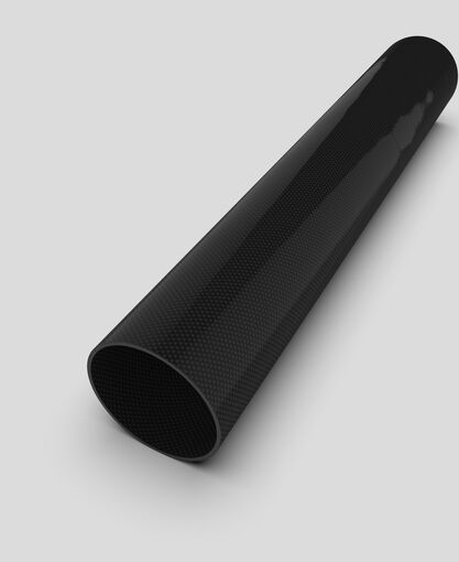 Tube - Round - INFINITubeTW - Ultra High Modulus - 1k Plain Weave - Size 02 - 0.983 x 1.052 X 72.0 IN