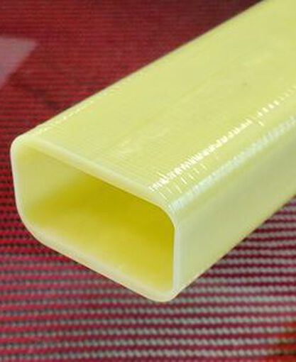 Tube - Rectangle - Fiberglass - 1.00 x 2.00 - 1.33 x 2.13 x 75 inch