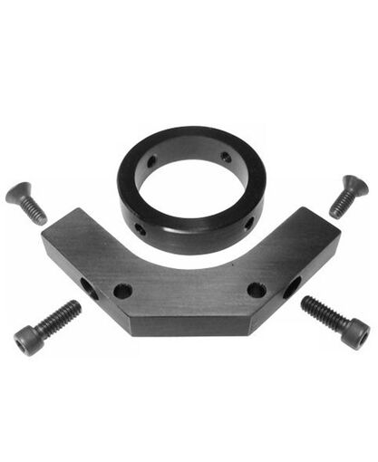 CARBONNect - Side Wall Bracket Kit - Aluminum - For 2.0-inch ID Round Tubing with .06-inch Wall
