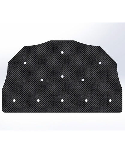 Gusset - 90 Degree Tee with 45 & -45 To the Inside - For 1 Inch ID Square - With Pilot Holes