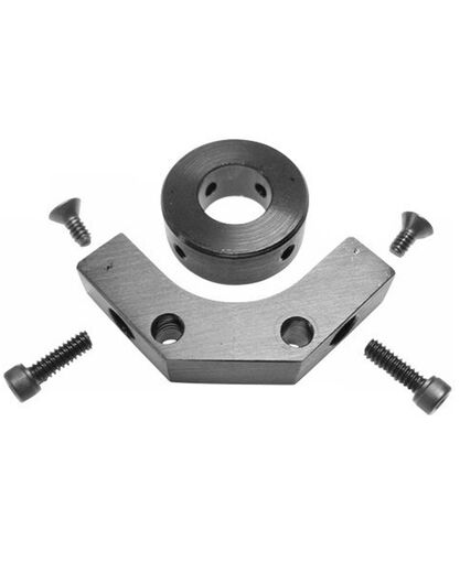 CARBONNect - Side Wall Bracket Kit - Aluminum - For 1.0-inch ID Round Tubing with .06-inch Wall