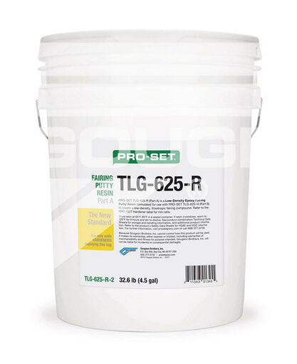 Pro-Set TLG-625-R Low-Density Fairing Putty Resin - 4.5 gallon - *Ships via Partner