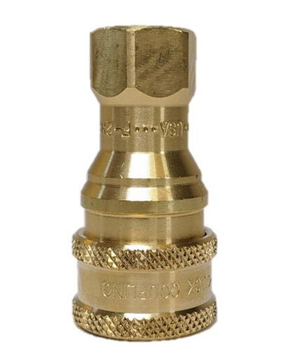 QC-2 1/4" NPT SOCKET, Female Vacuum fitting, quick connect