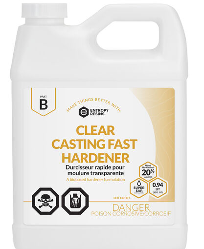 Entropy Clear Casting Fast Hardener - 1 qt