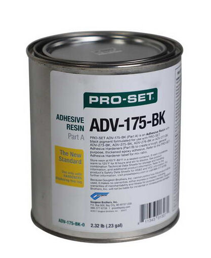 Pro-Set Adhesive Resin (Black) - 1 QT / 0.95 Liters