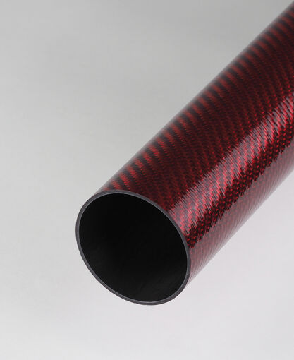 INFINITubeV - Red - Standard Modulus Tube - Twill - Size 10 - 1.500 X 1.606 X 74 Inch