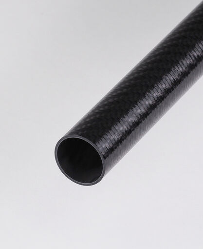 Tube - Filament Wound - Twill Overwrap - Unsanded - 1.00 x 1.135 x 12 Inch - - Available up to 120 Inches