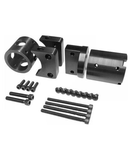 CARBONNect - Removable Connector Kit - Aluminum - For 2.0-inch ID Round Tubing with .06-inch Wall