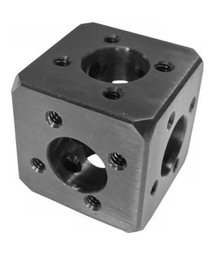 Main Block - Aluminum - For 1.0-inch ID Round Tubing