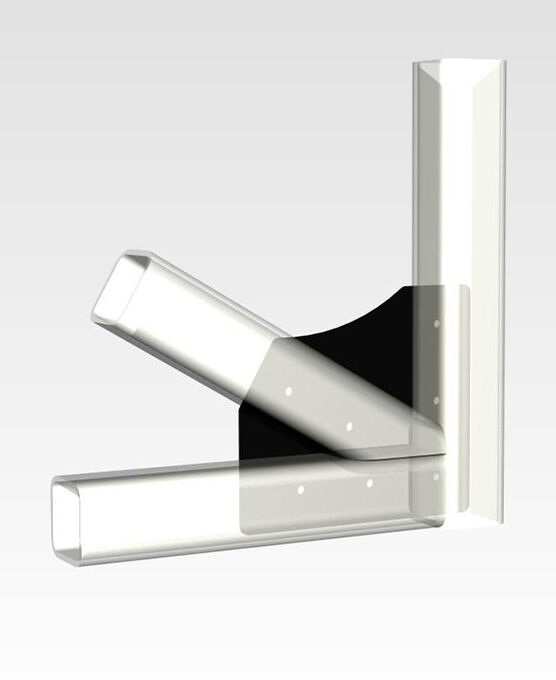 78003-9060 | Gusset - 90 Degree Corner with 60 To The Inside - For