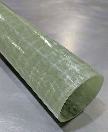 Tube - Filament Wound - Fiberglass - High Temp Resin - Unsanded - 6.00 x ~6.2 x 12 Inch - - Available up to 132 Inches