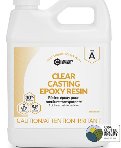 Entropy Clear Casting Epoxy Resin - 1 qt