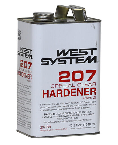 West System - Special Clear Hardener - 0.33 gallon / 42.2 fl oz (Size B)