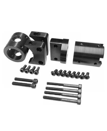 CARBONNect - Removable Connector Kit - Aluminum - For-1.5 inch ID Round Tubing with .06-inch Wall