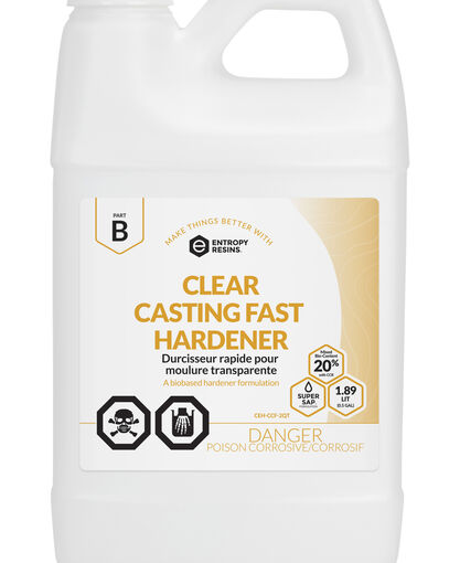 Entropy Clear Casting Fast Hardener - 2 qt