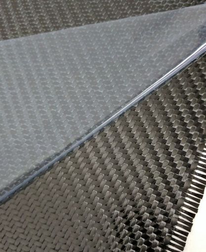 Prepreg - Carbon Fiber + 250F Epoxy - 0.011" Thick - Standard Modulus - 3k 2x2 Twill Weave - (366 gsm OAW) - 6" x 6" Swatch