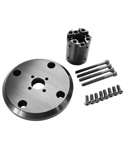 CARBONNect - Mounting Plate Kit -  Aluminum - For 1.0-inch ID Round Tubing