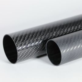 Twill Carbon Tube - Cello Wrap Gloss Vs. Sanded Smooth Finish