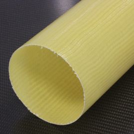 Tube - Kevlar - All Braid - 1 Ply - Yellow - 5.00 x 5.03 x 72 Inch  [BUILT TO ORDER]