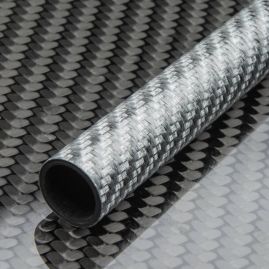 Images - Silver Texalium Fabric Carbon Tubing