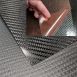 VENEER - CARBON FIBER - 3K TWILL – GLOSS WITH ADHESIVE BACKING – 12" X 12" X 0.02" / 0.5MM THICK
