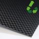 Plate - Carbon Fiber (Upcycled) - 3/8" Checkered Weave - Satin / Peel Ply - 24 x 60 x 0.020 Inch (BUILT TO ORDER)