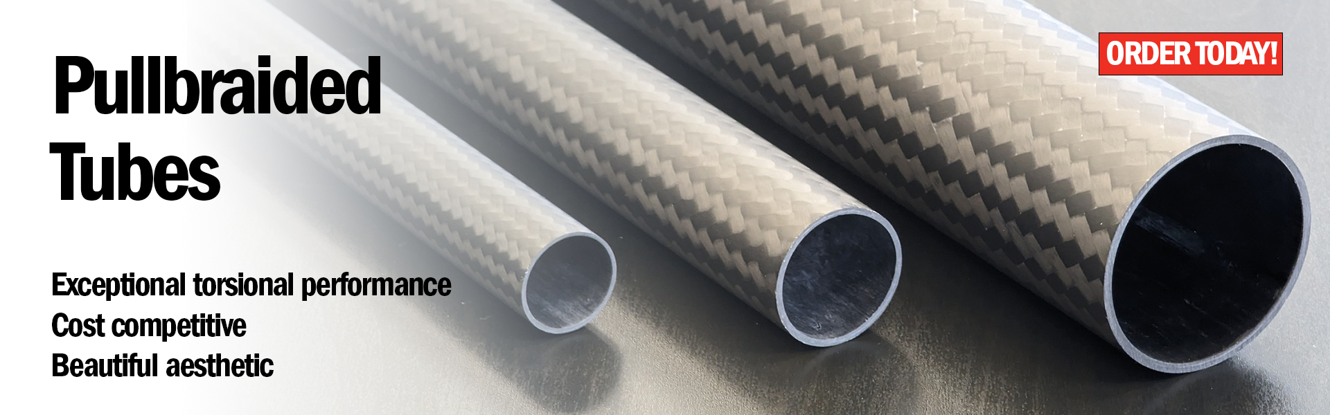 Pullbraided Carbon Fiber Tubes