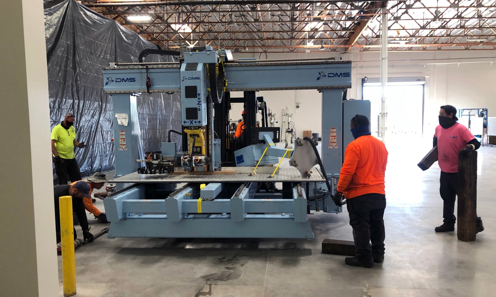 Moving the 5-axis Machine