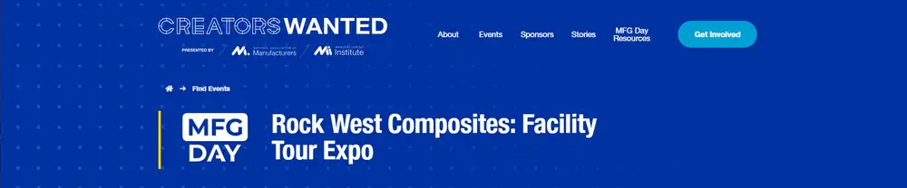 MFG Day October 1, 2021: Register Now For Facility Tours