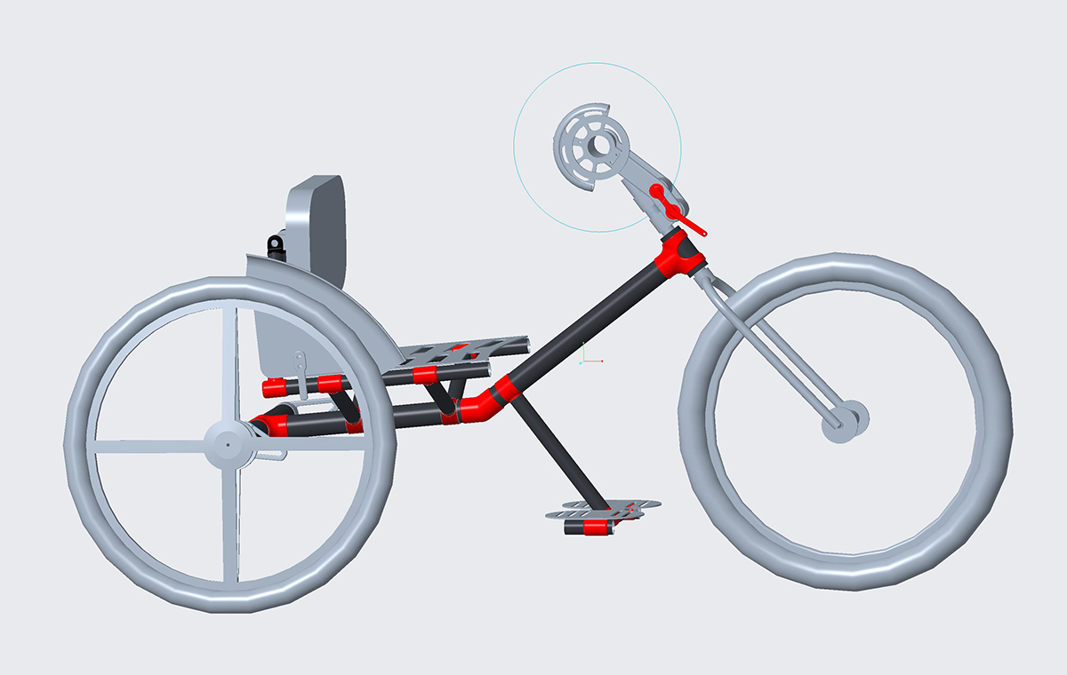 Custom Handcycle Wheelchair