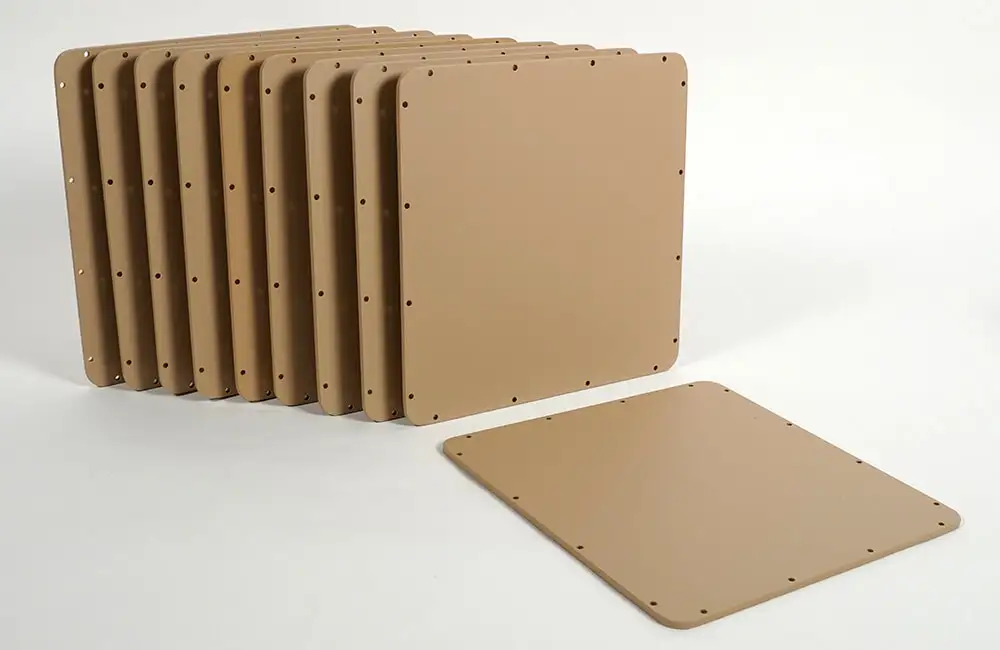 Subset of the radome covers delivered to our customer
